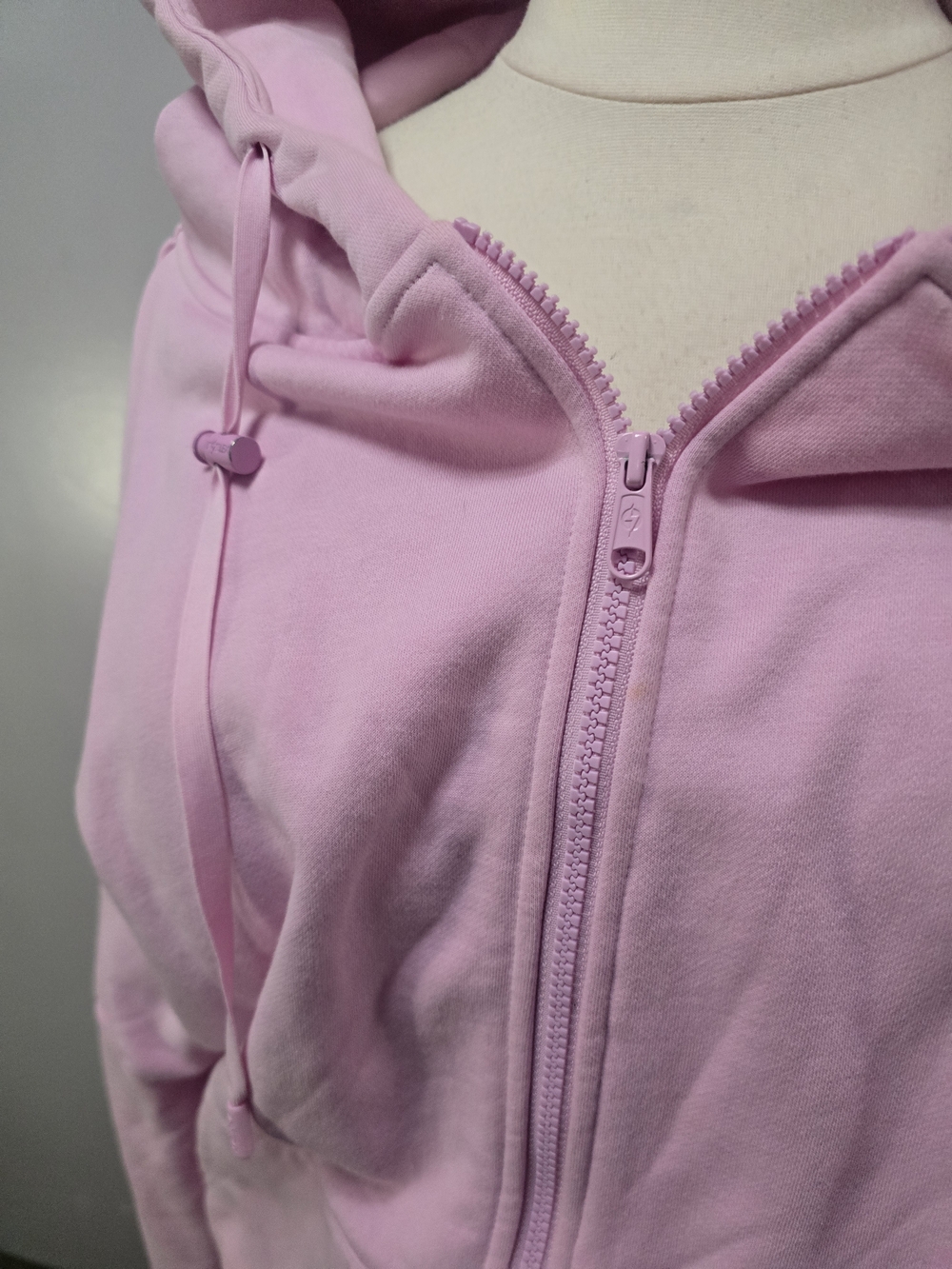 Popflex Pink Zip-Up Hoodie Jacket Size L/xl - Picture 2 of 7